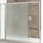 Eastbrook Volente Shower Enclosure Sliding Door - Frosted Glass 1100mm