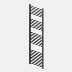 Eastbrook Wingrave 1400mm x 500mm Straight Ladder Towel Radiator - Matt Anthracite