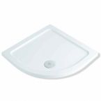 MX Elements Low profile Quadrant shower trays Stone Resins Quadrant 1000mm x 1000mm Flat top