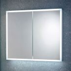 Ella Rowe Papillon 800mm x 700mm LED Mirrored Cabinet with Demister Pad & Shaver Socket