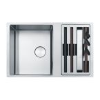 Franke Box Center BWX 120-41-27 Fully Accessorised Stainless Steel Inset Sink 1.5 Bowl 820mm