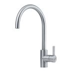 Franke Eos Neo 1 Tap Hole Single Lever Kitchen Sink Mixer - Stainless Steel