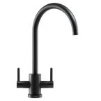 Franke Krios J Spout Monobloc Kitchen Mixer Tap - Matt Black