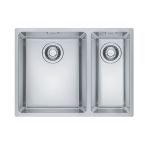Franke Maris MRX 260-34-19 Stainless Steel Inset Sink 1.5 Bowl with Slim Top & Overflow 590mm - Right Hand