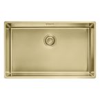 Franke Mythos Masterpiece MMBXM 210/110-68 Undermount PVD Sink with 1 Bowl 725mm - Gold