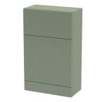 Hudson Reed Fluted 500mm Toilet Unit - Satin Reed Green