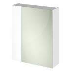 Hudson Reed Fusion 600mm Mirror Cabinet Unit 75/25 - Gloss White