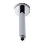 Hudson Reed Round Ceiling Mounted Arm 225mm - Chrome 