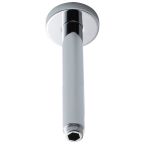Hudson Reed Round Ceiling Mounted Arm 380mm - Chrome 