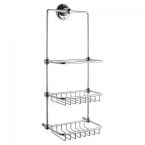 Hudson Reed Traditional 3 Tier Shower Tidy - Chrome