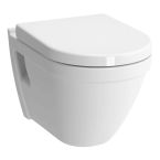 Kartell Style Wall Hung Toilet & Soft Close Seat - White