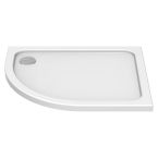 Kudos Kstone Slip Resistant Offset Quadrant Shower Tray 1000mm x 900mm Right Hand - White