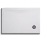 Lakes Traditional Low Profile Rectangular Stone Resin Shower Tray 800mm x 700mm