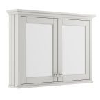 Hudson Reed Old London 1050mm Mirror Cabinet - Timeless Sand