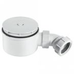 McAlpine ST90WH10-70 Shower Trap 50mm Seal x 90mm White Plastic 