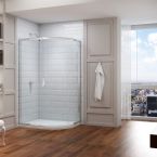 Merlyn 8 Series 1 Door Offset Quadrant Shower Enclosure 900mm x 760mm