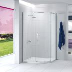 Merlyn Ionic Essence Frameless Single Door Offset Quadrant Shower Enclosure 1200 x 900mm - Left Hand