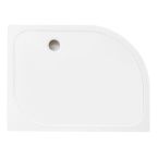 Merlyn Touchstone Slip Resistant Offset Quadrant Shower Tray 1200mm x 900mm Left Hand - White 