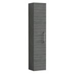 Nuie Arno 300mm Wall Hung Tall Unit - Anthracite Woodgrain