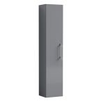 Nuie Arno 300mm Wall Hung Tall Unit - Gloss Mid Grey