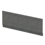 Nuie Arno Front Bath Panel 1700mm - Anthracite Woodgrain