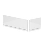 Nuie 1600mm MDF Front & End Bath Panel BPR103 - Gloss White