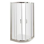 Nuie Pacific 1050mm x 925mm D Shape Enclosure - Rounded Handle