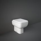 RAK Series 600 Back To Wall Rimless Toilet & Sandwich Seat - White