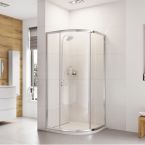 Roman Haven6 Single Door Quadrant Shower Enclosure 900mm x 900mm - Chrome