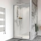 Roman Haven8 Level Access Sliding Shower Door 1500mm Left Hand - Chrome