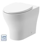 Serene Arline Rimless Back to Wall Toilet & Soft Close Seat