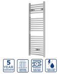 Serene Kalahari 30mm Square Ladder Towel Warmer 1110mm x 500mm - Chrome