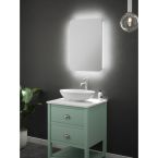 Sycamore Kingston 500mm x 700mm Tunable LED Mirror with Shaver Socket & Demister