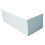 Tissino Lorenzo Premium Bath L Shaped Single Moulded Panel 1800mm x 800mm White