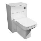 Kartell Trim White Gloss 500mm WC Set Complete with WC,Seat & Cistern