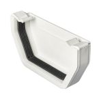 White 112mm Square External Stopend