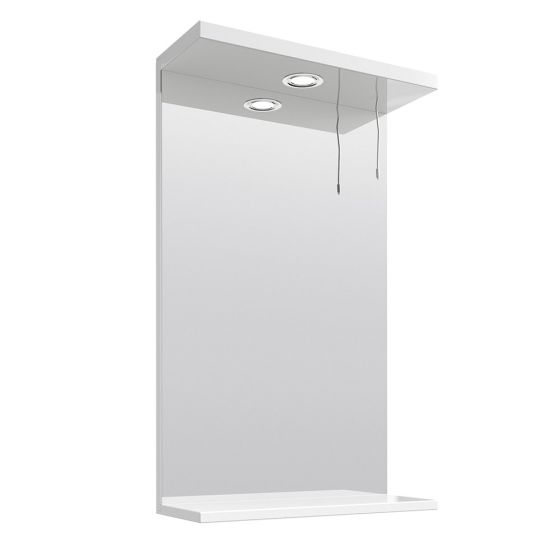 Nuie Mayford 450mm Mirror - Gloss White