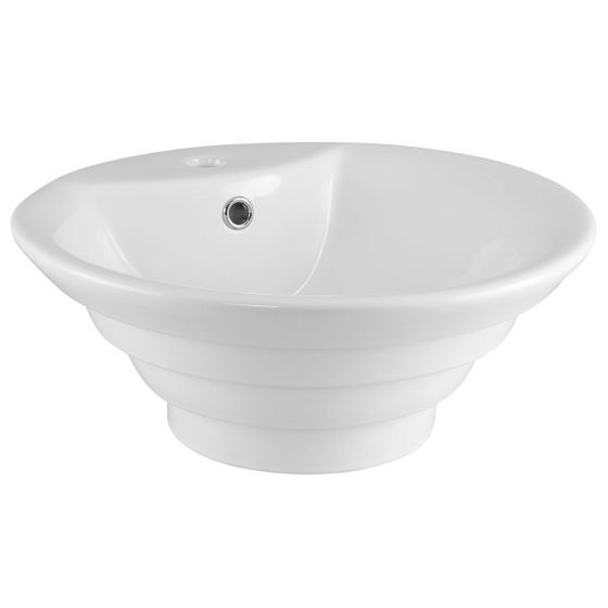 Nuie 460mm 1 Tap Hole Round Counter Top Vessel Basin 