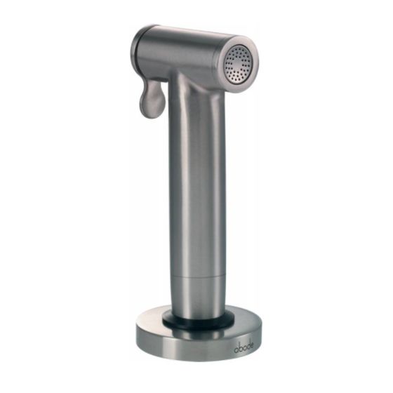 Abode Axell Pull Out Handspray Tap - Stainless Steel