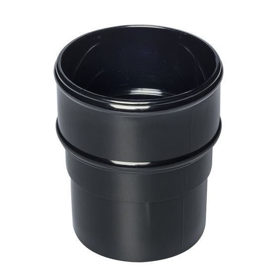 Black 68mm Round Rain Water Pipe Connector