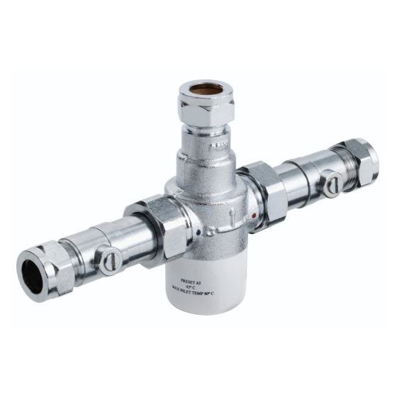 Bristan 15mm Thermostatic Mixing Valve with Isolation Valves