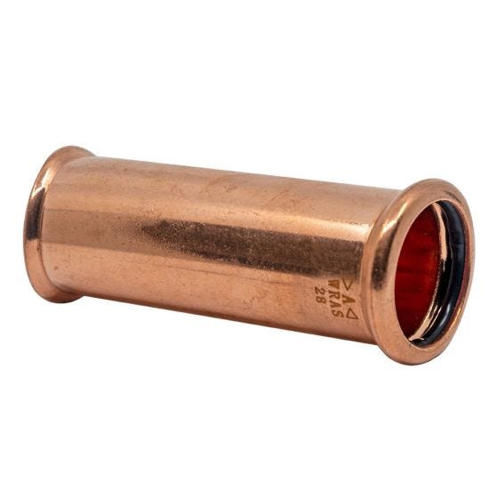 Copper M Press Fit 22mm Slip Coupler