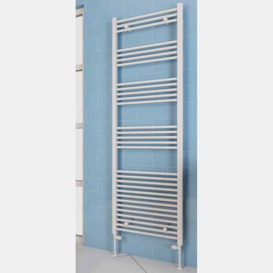 Eastbrook Wendover 1800mm x 400mm Straight Ladder Towel Radiator - White
