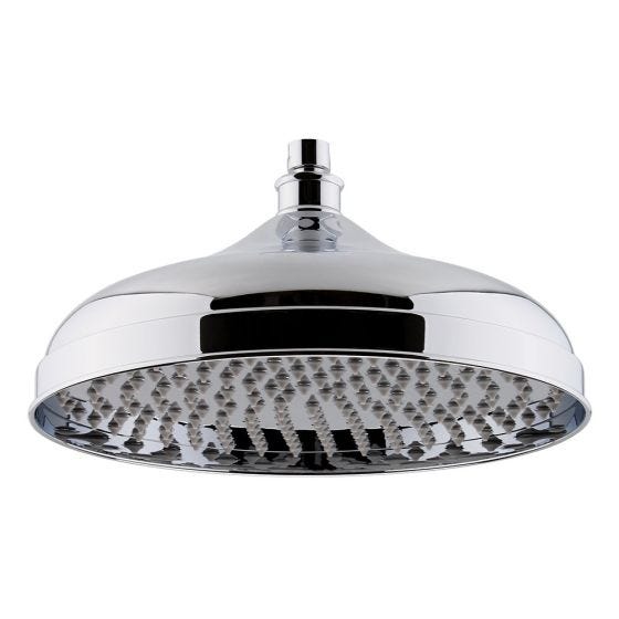 Hudson Reed Traditional Apron 300mm Diameter Fixed Shower Head - Chrome