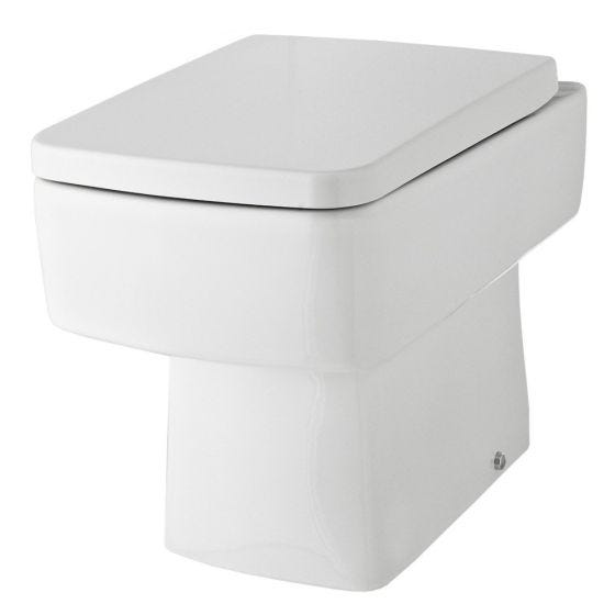Hudson Reed Bliss Back to Wall Pan & Soft Close Seat - White