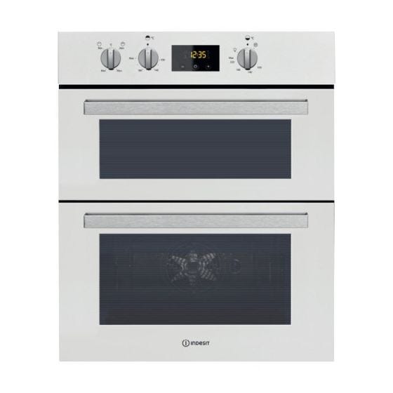 Indesit Aria Built Under Electric Double Oven IDU 6340 WH - White