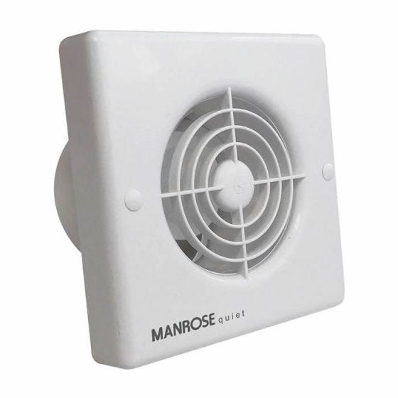 Manrose Quiet Standard Extractor Fan 100mm / 4"
