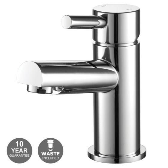 Noveua Clapham Mini Mono Basin Mixer with Click Clack Waste