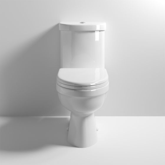 Nuie Ivo Close Coupled Toilet With Soft Close Seat