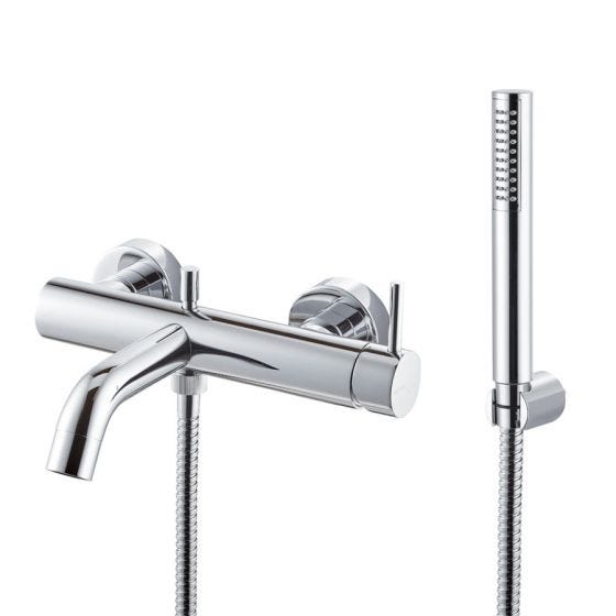 Vema Maira Wall Mounted Bath Shower Mixer - Chrome